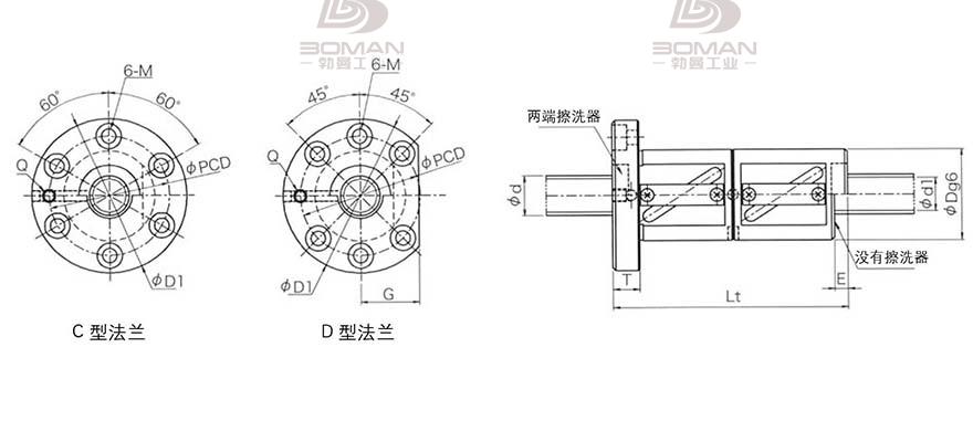 KURODA GR6312FD-DAPR 黑田精工丝杆规格说明